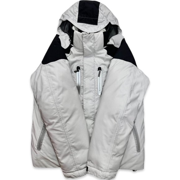 Zegna Winter Ski Jacket w/ Solar Panel Collar Charging Portable Battery Charger - Picture 6 of 11